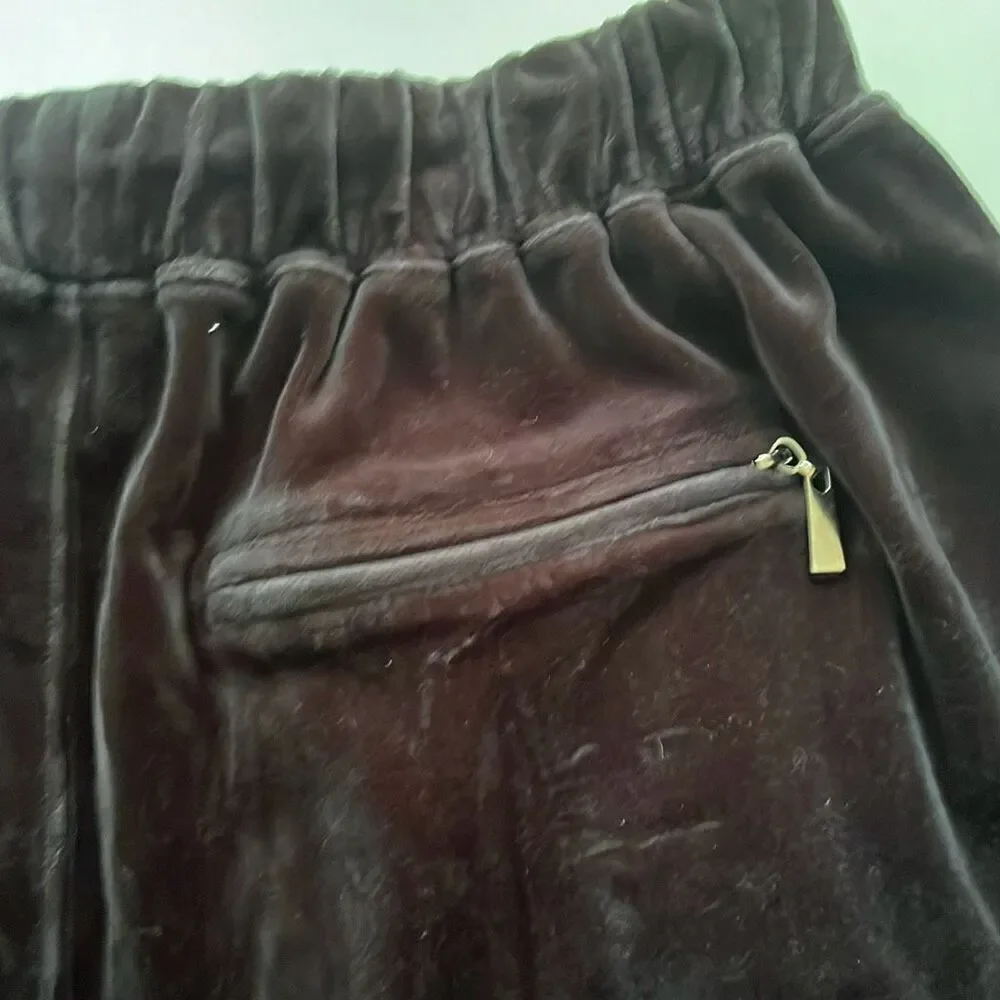 Rare Run Athletics Big Baggy Poly/Cotton Blend Velour Shorts Mens L